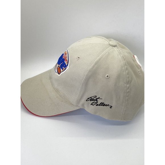 Rusty Wallace 2 Miller Lite Nascar Baseball Hat Cap Strapback Tan Beige Khaki - Picture 12 of 14